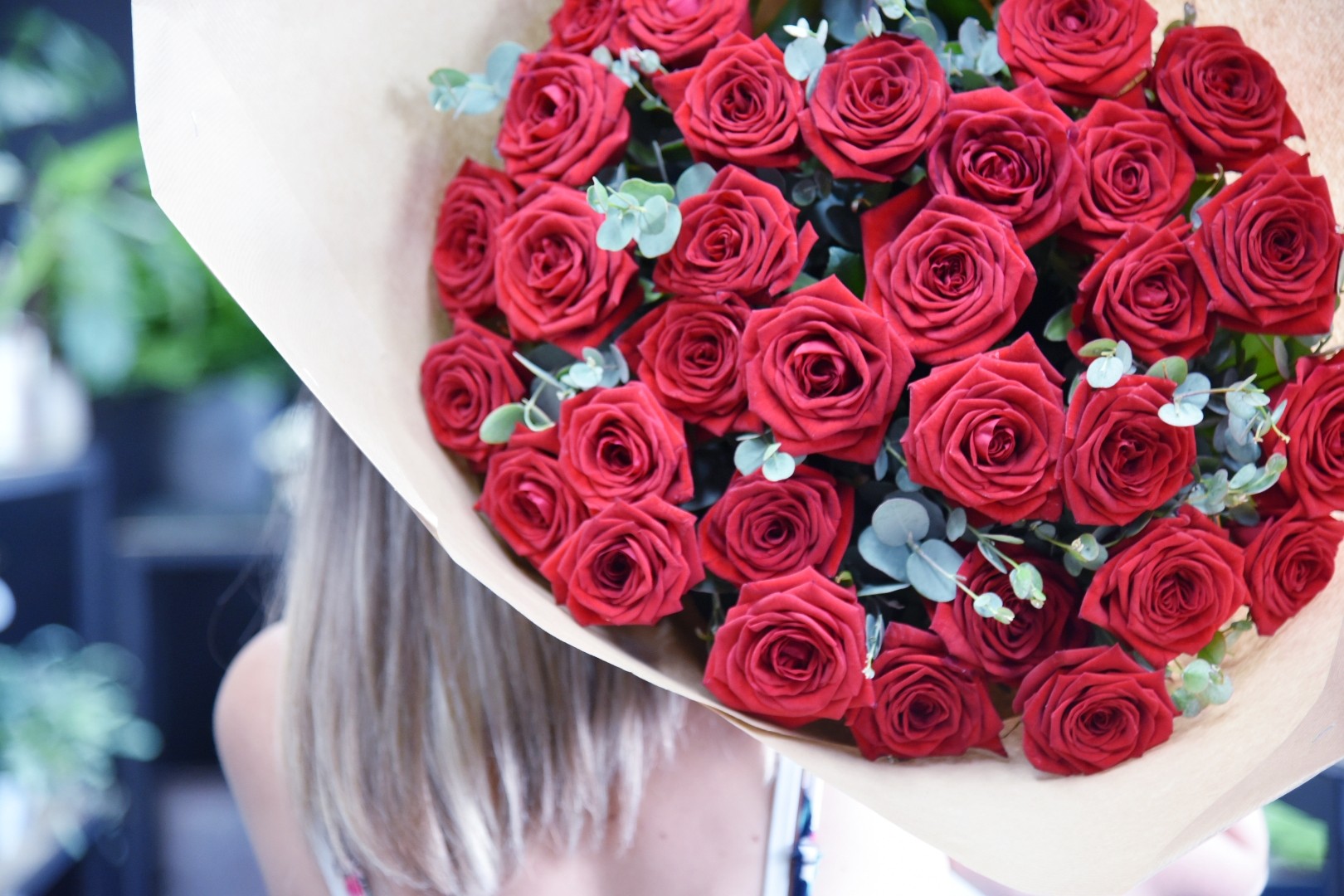 Bouquet XXL Rose rouge | Livraison à Metz | Saona Fleuriste