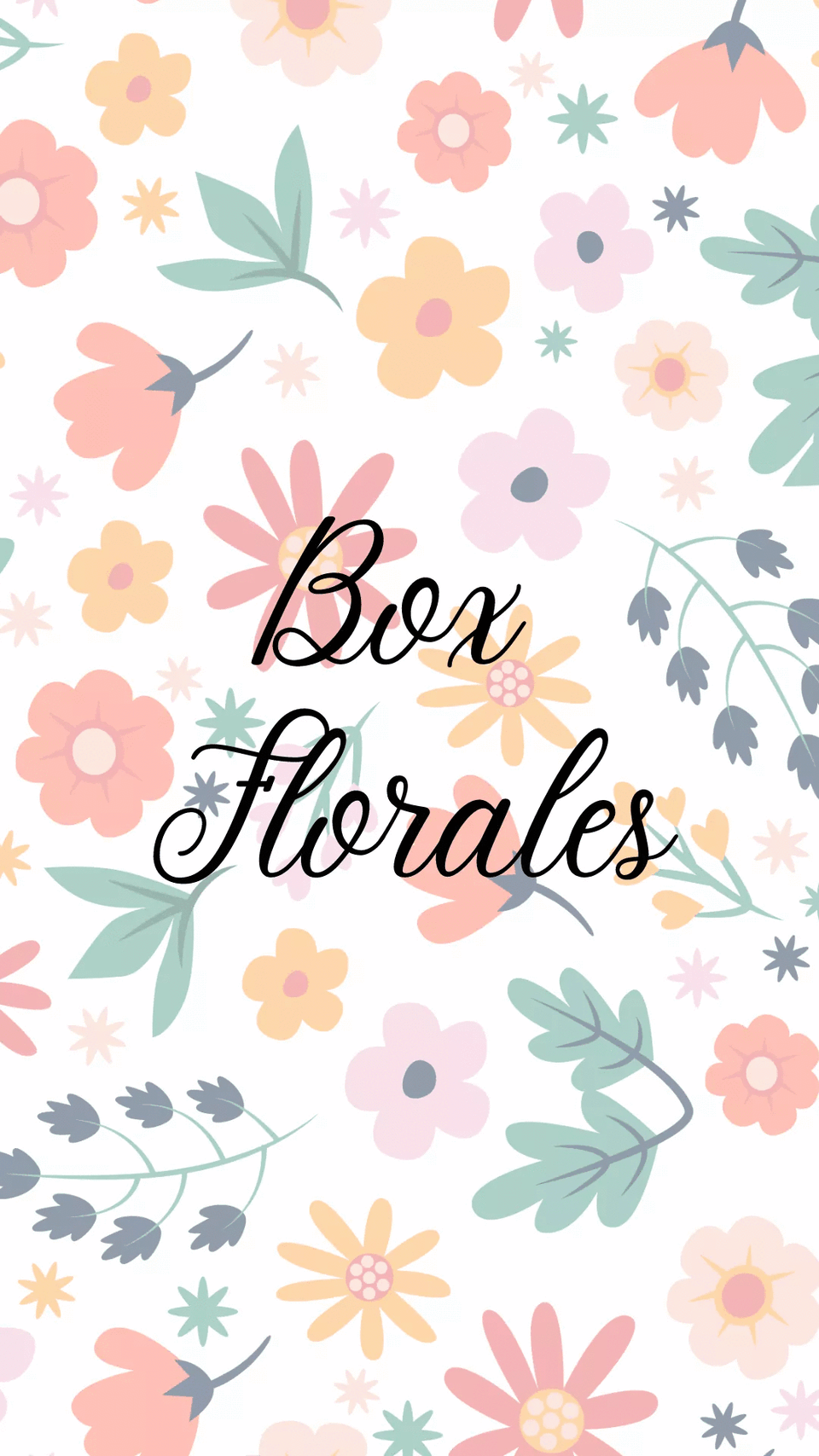 Box florale