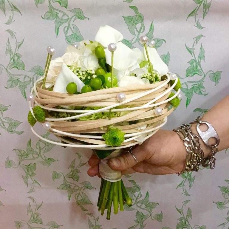 Bouquet avec structure