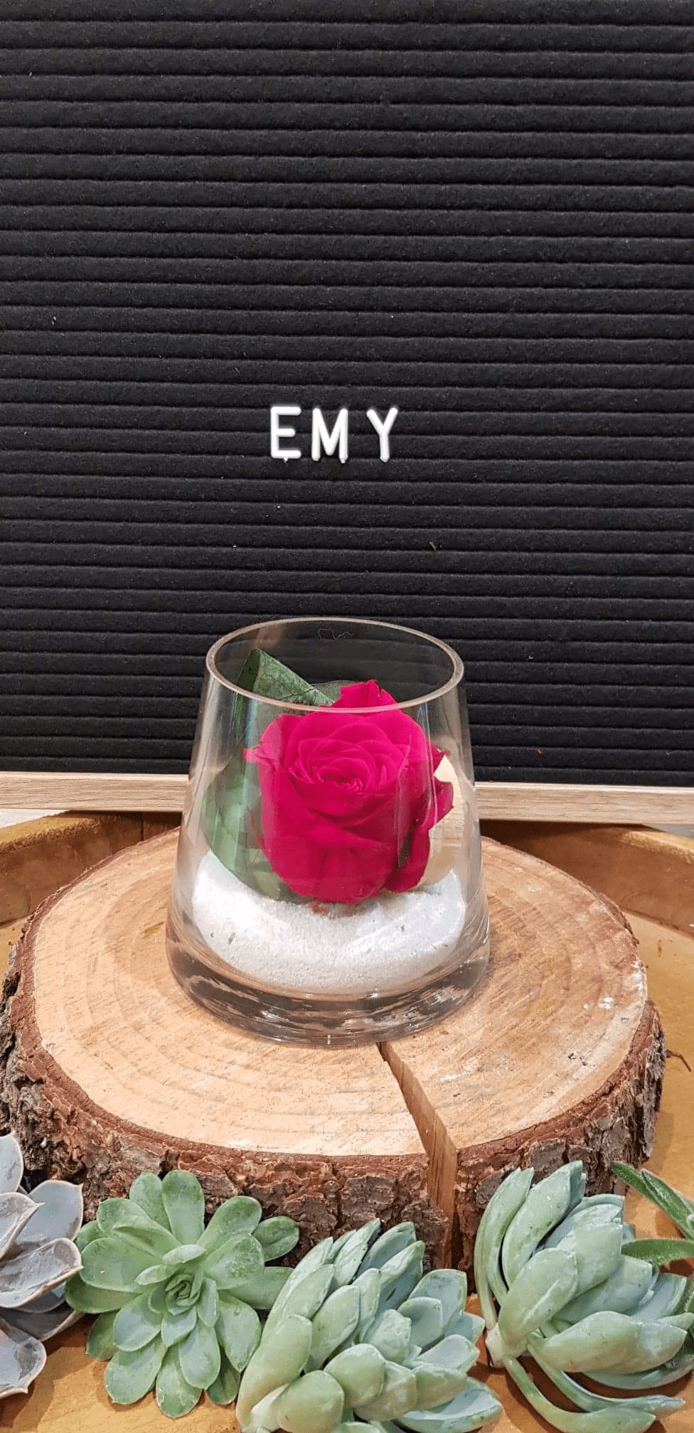 Rose éternelle Emy
