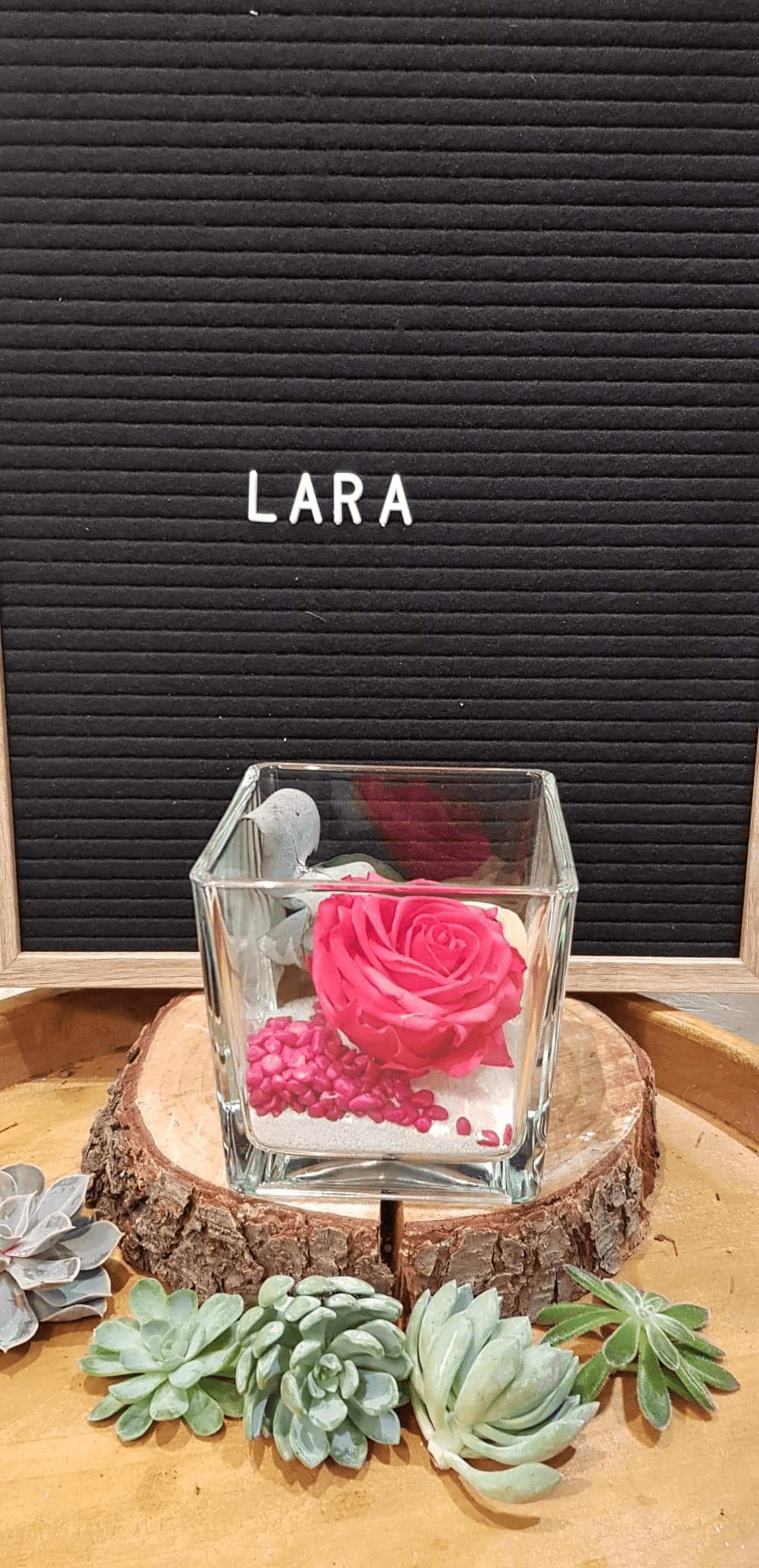 Rose éternelle Lara