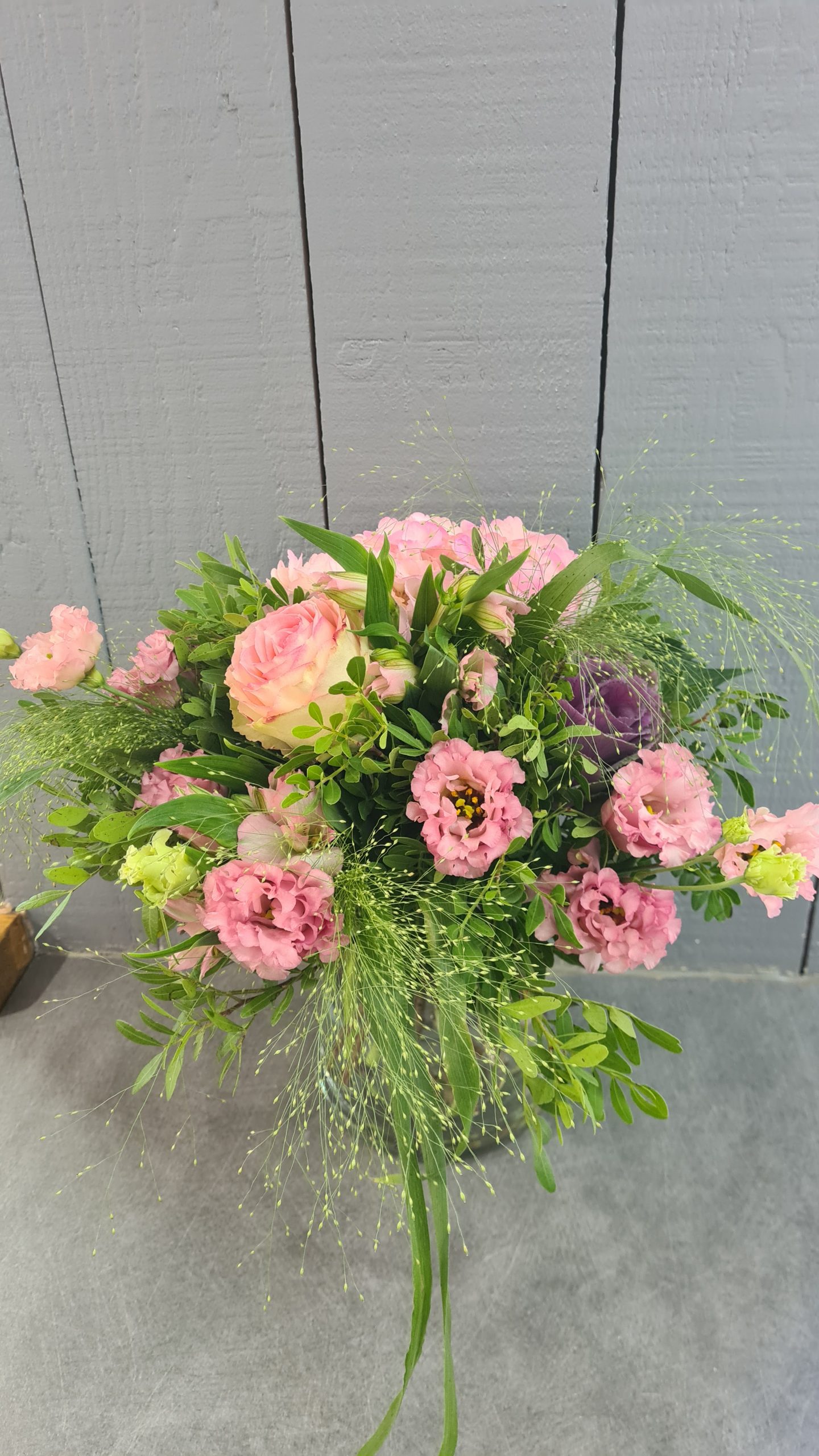 Bouquet rond Pink