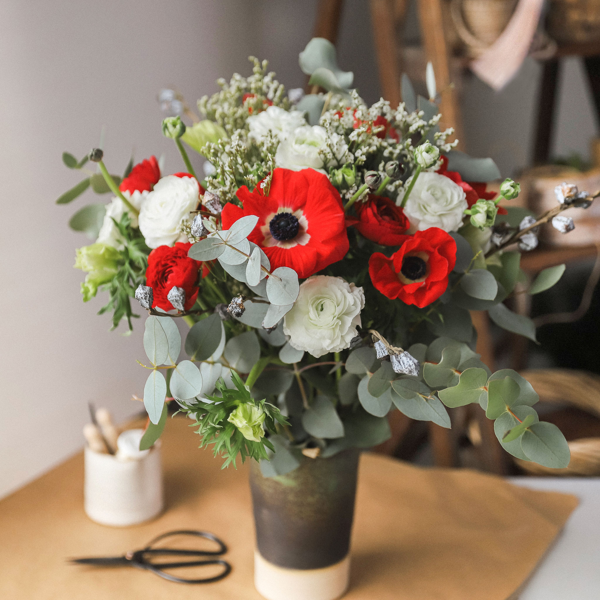 Bouquet de saison de La Linotte Artisan Fleuriste