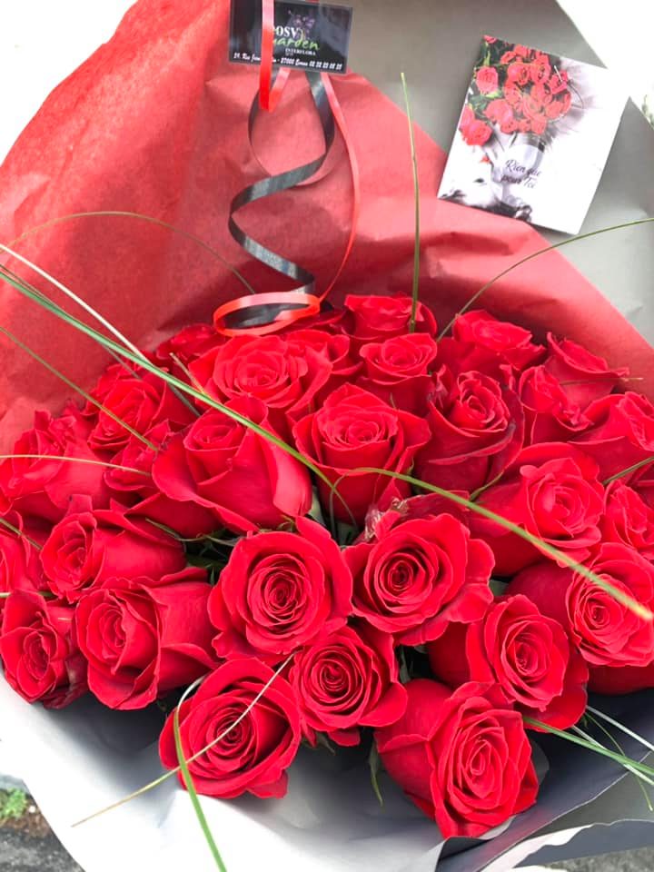 Bouquet De Roses Rouges (À L'Unité)