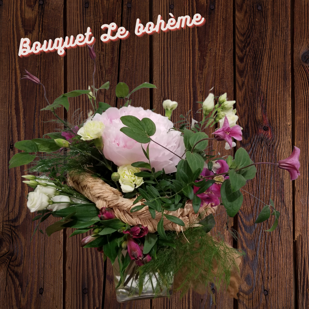 Bouquet rond Le Bohème