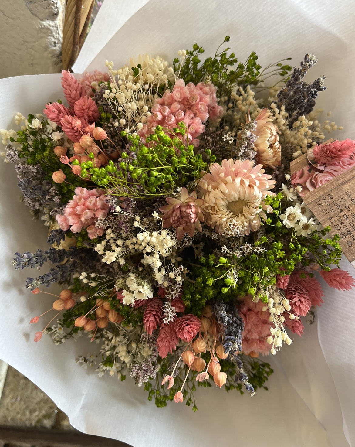 Bouquet de fleurs séchées de Coup De Coeur Villecresnes