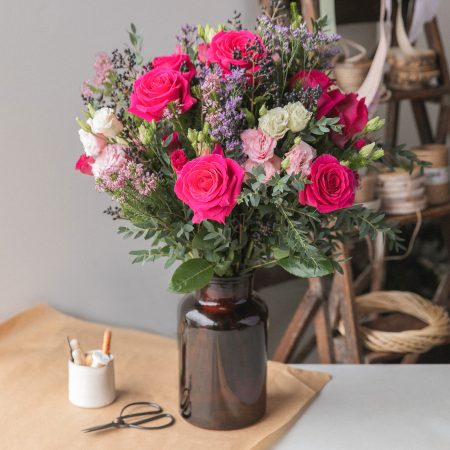 Bouquet Amour, par L'atelier champêtre, fleuriste à Bouloire