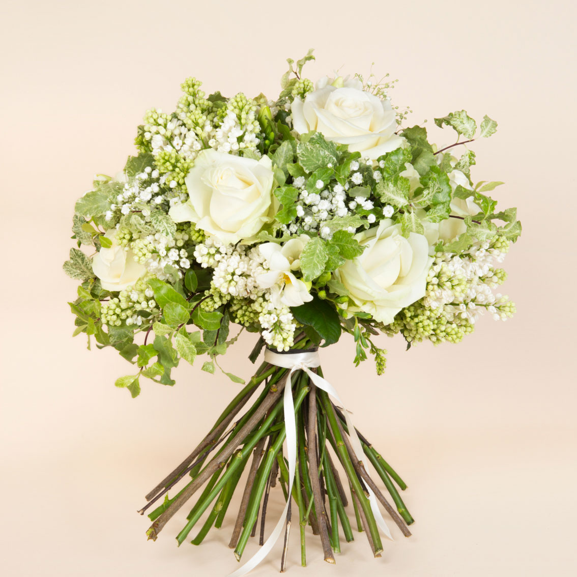 Bouquet ELYFLEUR - Blanc azur