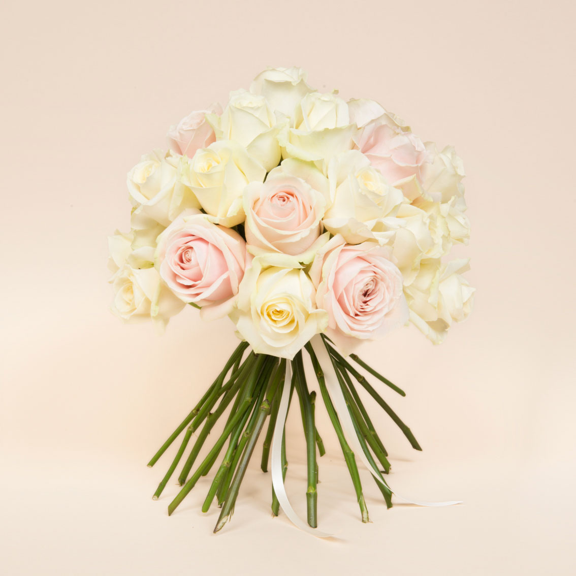 Bouquet ELYFLEUR - Blanc nacrè