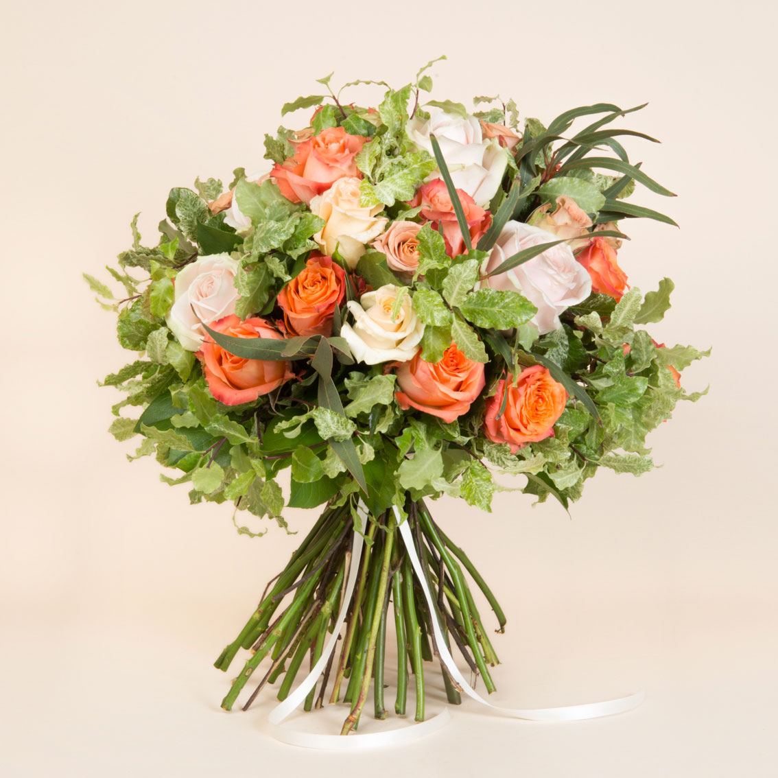 Bouquet ELYFLEUR - Orange idylle