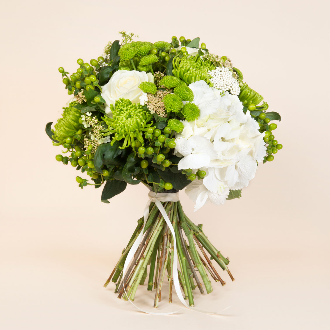 Bouquet ELYFLEUR - Vert tendresse