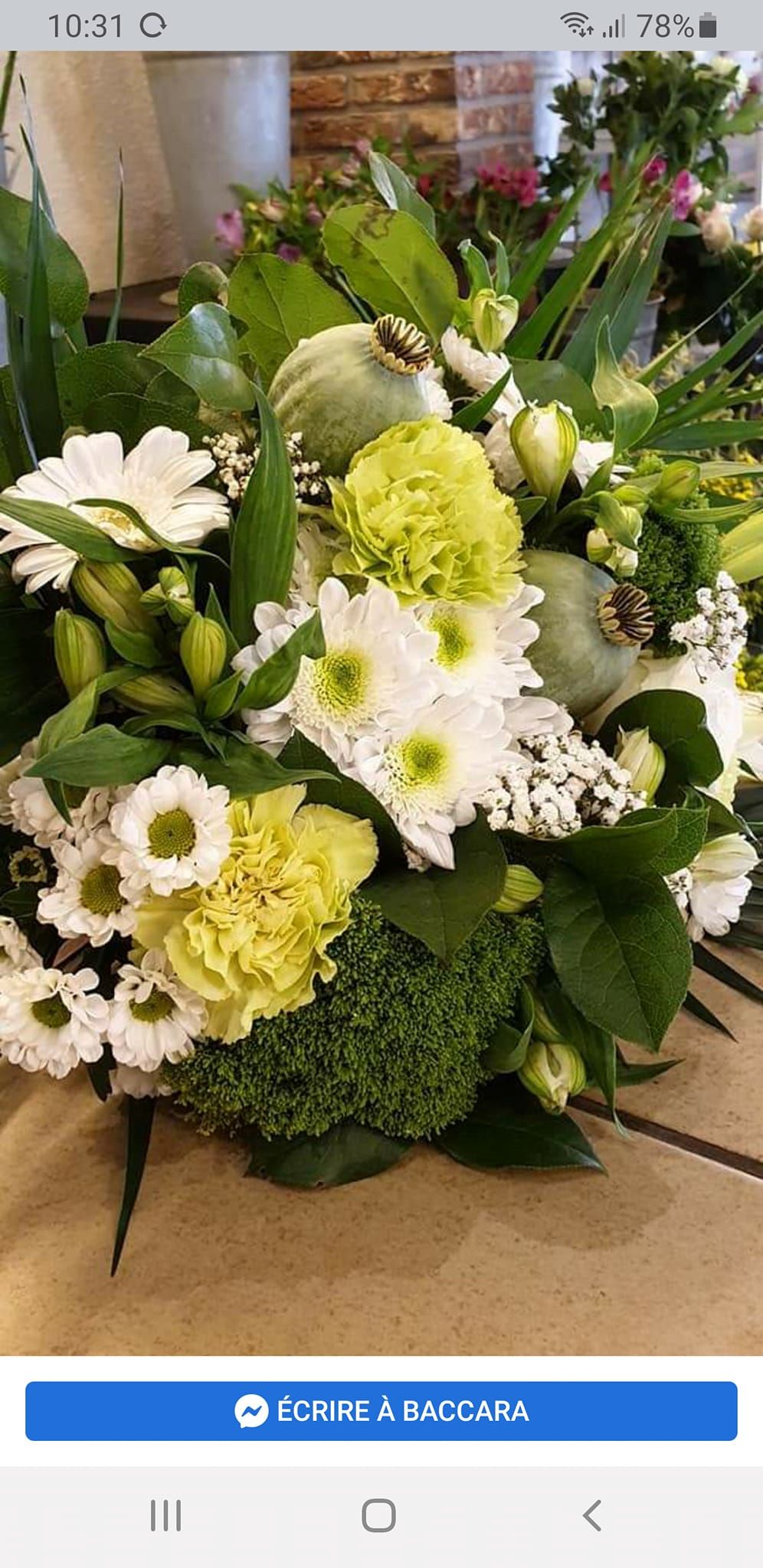 Bouquet de Fleurs Baccara