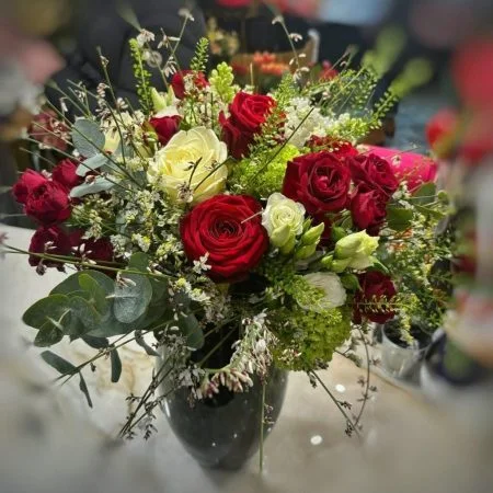 Bouquet Valentine, par Les Lys de Boulogne, fleuriste à Boulogne-Billancourt